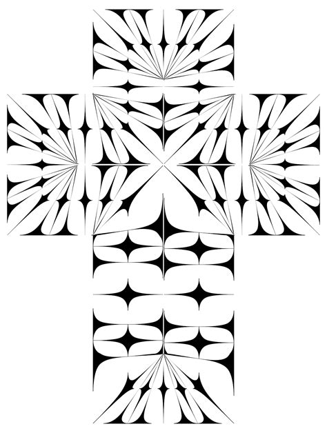 Cruz Decorada PNG Transparente StickPNG