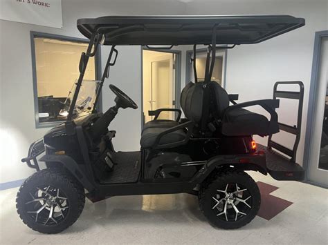 Denago Nomad Xl Passenger Lifted Black Golf Cars Of Dallas