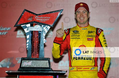 11 12 February 2011 Daytona Beach Florida USA Kurt Busch Celebrates