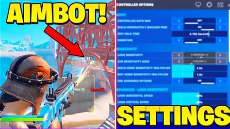 Le Param Tre Secret Pour Avoir Un Aimbot La Manette Tuto Fortnite