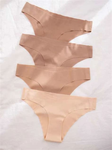 Piezas Set Bragas Unicolor Invisible Mode De Mujer Shein Espa A