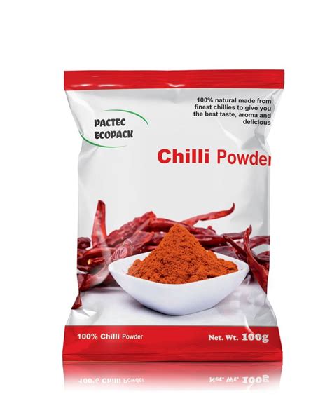 Custom Printed Chilly Powder Packaging Pouch