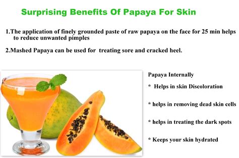 Surprising Benefits With Papaya For Skin Click Here Goo Gl