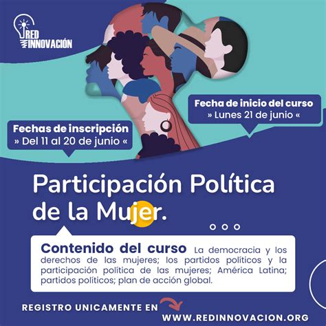 Participaci N Pol Tica De La Mujer Red Innovacion