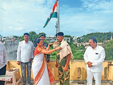 Ex Servicemen Felicitated On The Occasion Of Amrit Mahotsav Of