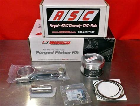 Purchase ASC Rods Wiseco Pistons K598M995 Subaru WRX STI EJ25 99 5mm In