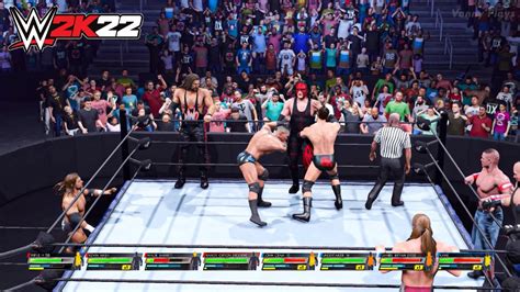 WWE 2K22 Randy Orton Kevin Nash Wade Barrett Triple H Vs Cena