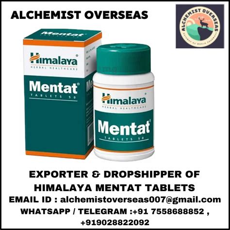 Himalaya Mentat Tablet At Rs 240 Bottle Cystone Himalaya In Nagpur