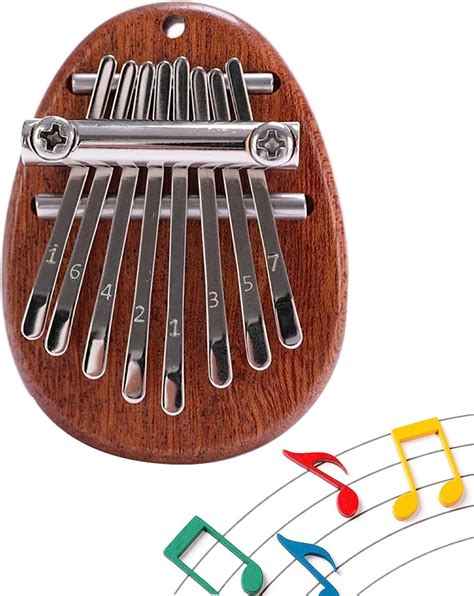 Mini Kalimba Kalimba 8 Clés Marimba Instrument Kalimba Partition