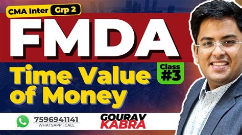 Cma Inter Financial Management Bda Class Time Value Of Money