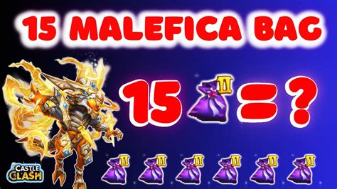 15 MALEFICA BAG CASTLE CLASH YouTube