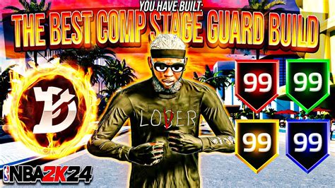 NEW BEST META COMP STAGE GUARD BUILD IN NBA 2K24 BEST BADGES BEST