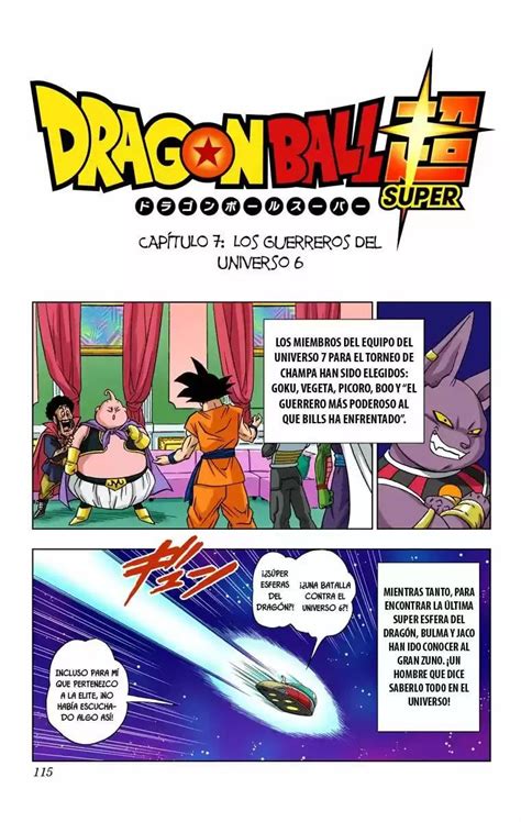 7 Dragon Ball Super Los Guerreros Del Universo 6 Manga Color Rdragonballsuperes