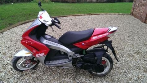 2007 PEUGEOT JETFORCE 50 C TECH SILVER RED Moped Scooter