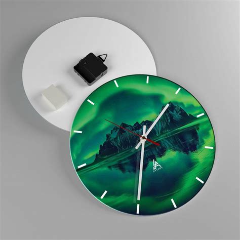 Horloge Murale Arttor Dans Les Bras De L Aurore Cadran Lignes