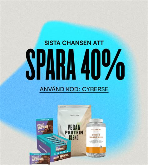 SISTA CHANSEN 40 TILLS MIDNATT Myprotein Sverige