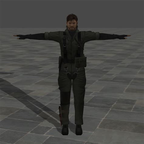 Naked Snake D Model For XNALara By Cookm On DeviantArt
