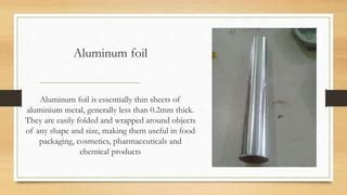 Aluminum Foil Vs Plastic PPT