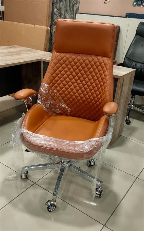 High Back Boss Leather Office Chair Fixed Arm At Rs In