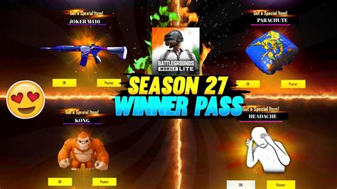 Winner Pass Season Is Here To Wp Confirm Leaks Pubg Mobile Lite