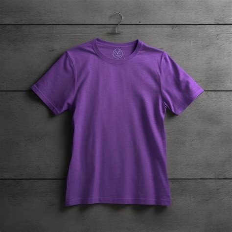 Premium AI Image | Purple Tshirt Mockup Shirt mockup set purple tee ...