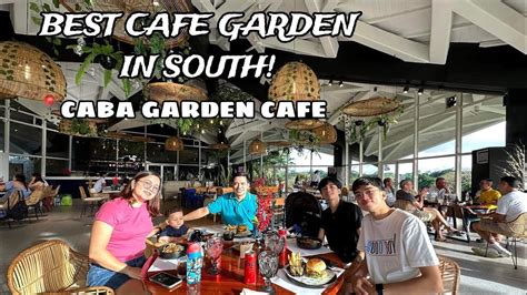 Best Cafe Garden In South Caba Garden Cafe In San Pedro Laguna Youtube