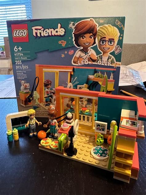 Lego® Friends Leo S Room 41754 Toy Building Set With Leo Olly And Cat Figures Macy S