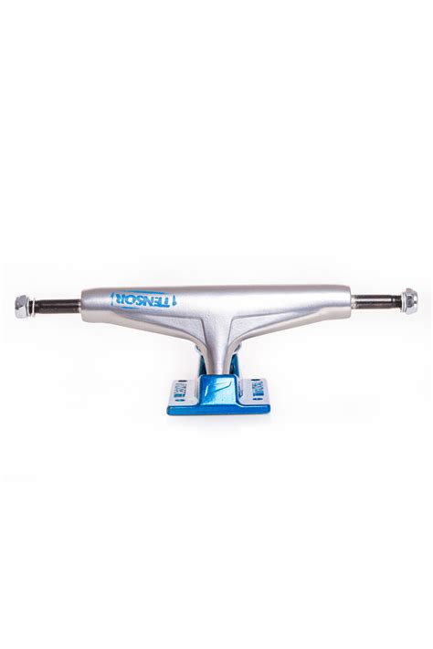 Tensor Aluminium Stencil Mirror Trucks Silver Blue