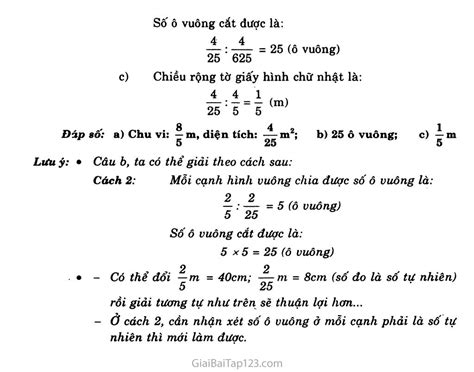 Giải Toán Lớp 4 Bài 161 Ôn Tập Về Các Phép Tính Với Phân Số tiếp