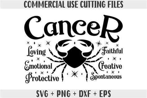 Cancer Svg Zodiac Signs Svg Graphic By Zoomksvg · Creative Fabrica