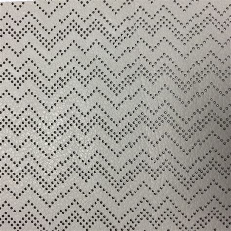 Zig Zag Doppio Perf On Stone Naked Cow Rainbow Leather