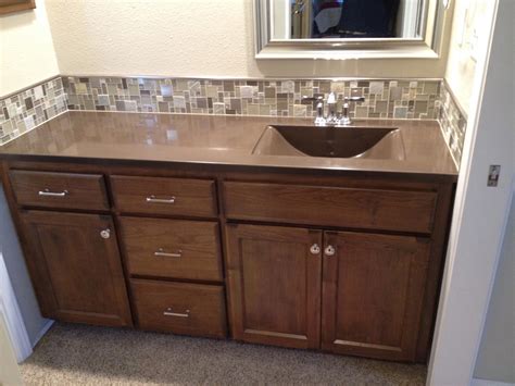 Custom Concrete Bathroom Countertops from Lawler Construction