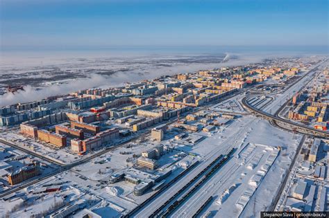 Новый Уренгой — газовая столица России с высоты | Gelio | Слава ...
