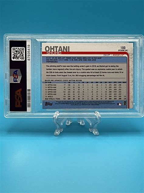 Topps Opening Day Blue Foil Shohei Ohtani For Sale Online