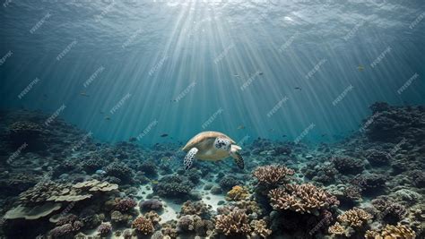 Premium AI Image | Underwater coral reefs are diverse ecosystems formed by coral polyps crucial ...