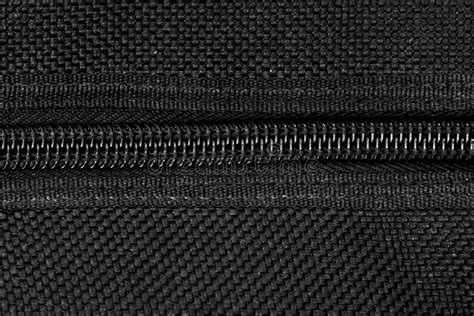 Gray Black Fabric Texture Of Clothes With Zip Stock Image Image Of