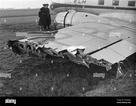 Aircraft Accident Involving A Klm Douglas Dakota Dc3 Over Leeuwarden