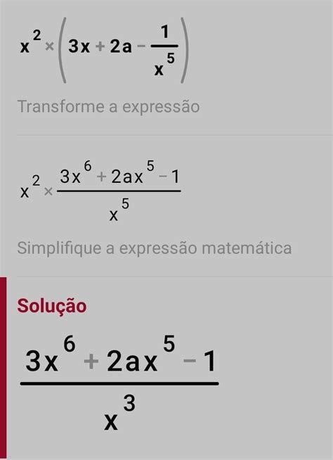 0 1 Desenvolva As Seguintes Expressões Algébricas A X² 3x 2a 3x