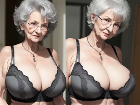 Ai Upscaler Sexd Granny Showing Her Huge Huge Huge Bra Full