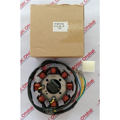 Stator DC For Rusi TC 125 TC 150 DL 150 8coils 3holes 4wires