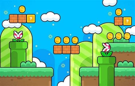 fantasía mundo juego antecedentes 21100565 Vector en Vecteezy Mario