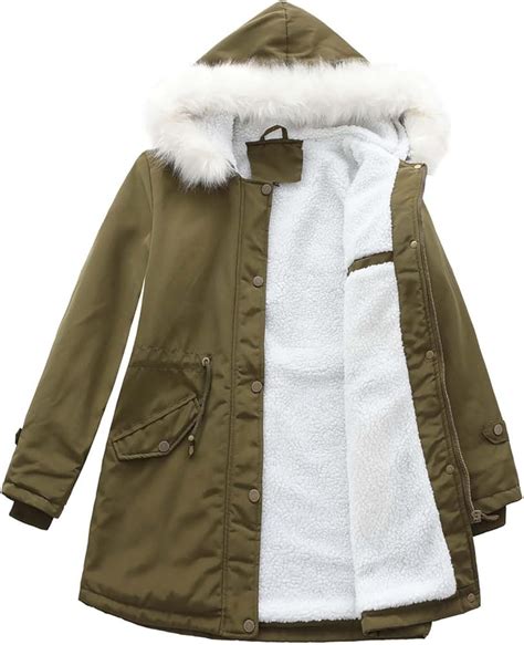 Womens Winter Parka Fur Hood Online