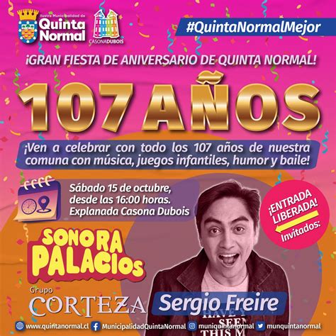 Municipalidad De Quinta Normal On Twitter Gran Fiesta De