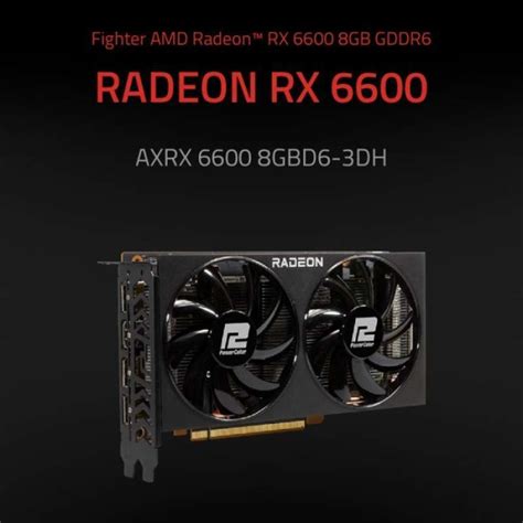 Jual PowerColor Fighter AMD Radeon RX 6600 8GB GDDR6 - Tray - New Resmi ...