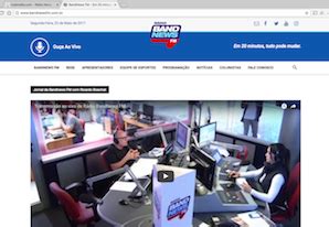 Tudoradio Bandnews Fm Estreia Novo Portal Na Internet Canal Da