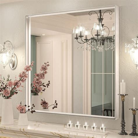 Free Shipping Keonjinn Brushed Nickel Mirror For Bathroom X