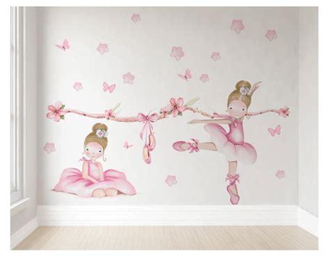 Papel De Parede Infantil Bailarina Quarto De Beb Vr Elo