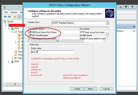 How To Set The Dhcpv6 In Win2012r2 To Boot Ipxeefi