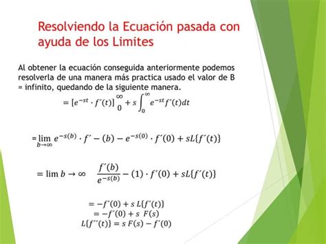 Ecuaciones Diferenciales Mediante Laplace 2 Ppt