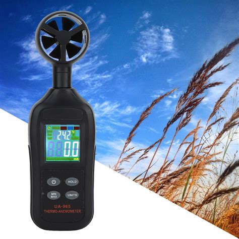 Lyumo Ua Digital Anemometer Handheld Wind Speed Meter Measuring Air